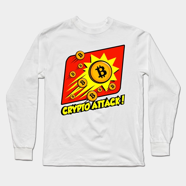 crypto attack Long Sleeve T-Shirt by spoilerinc